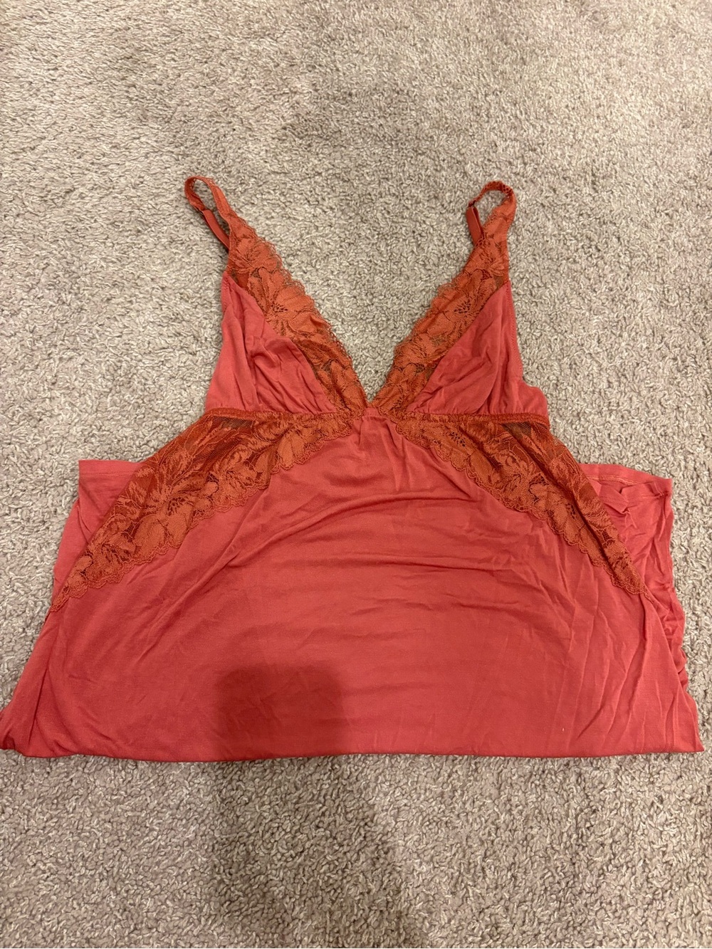 eberjey rosalia chemise rosewood